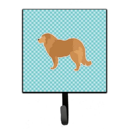 MICASA Caucasian Shepherd Dog Checkerboard Blue Leash or Key Holder MI888459